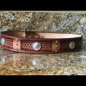 Beautiful western leather handcrafted leather unis